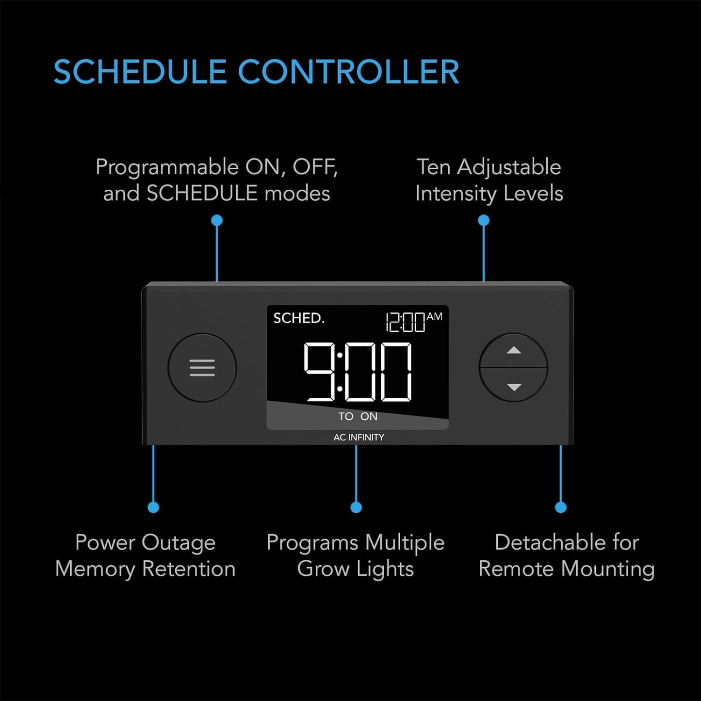 AC Infinity Heavy-Duty Humidity Dome with Full Spectrum LED Grow Light Bars, Samsung LM301H EVO Diodes, Drip Tray, 5x8 Cell Seedling Tray, 3mm Thick Dome and Vented Extension Panels, for Seed Starting