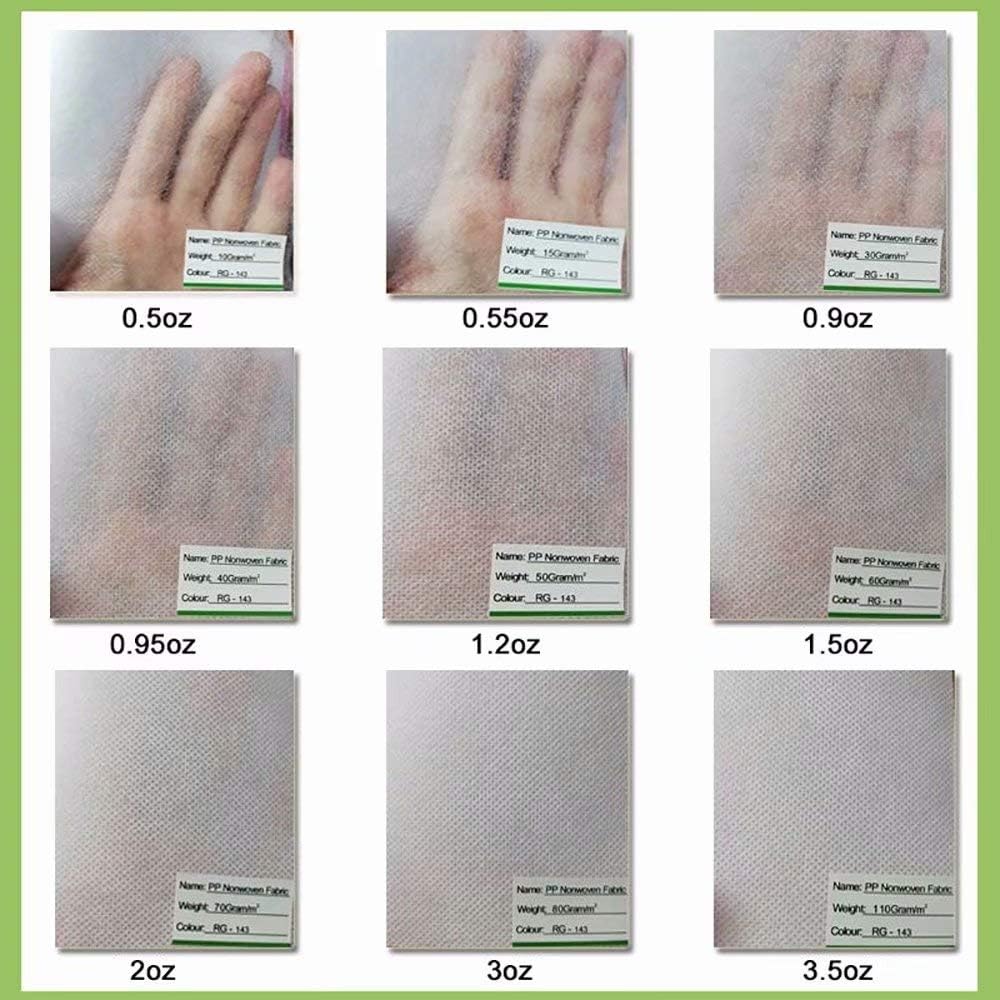 Agfabric Plant Cover for Freeze Protection 0.55oz 7'x10' Floating Row Cover for Winter Cold Weather Protection Season Extension,White