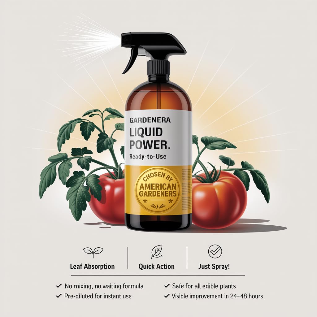 Liquid Power Corn Fertilizer Spray – Ready-to-Use Liquid Plant Food Mist for Corn – Premixed, Easy Application – Fast-Acting Formula for Growth, Roots & Yield – Indoor & Outdoor Use – 8 oz