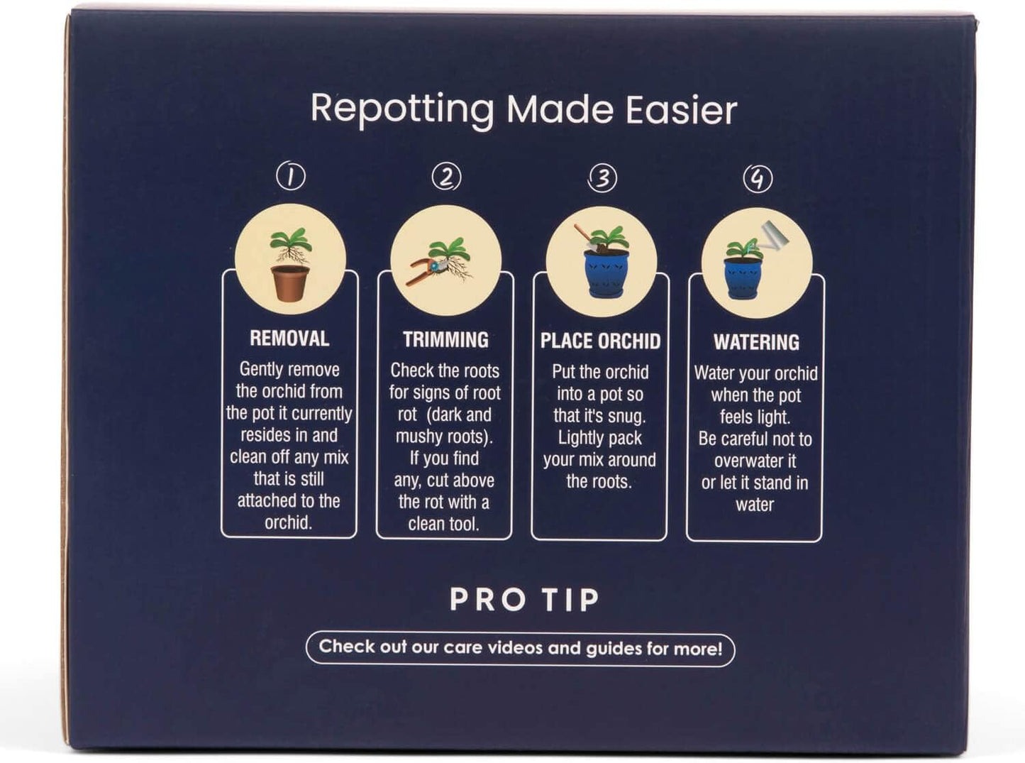 rePotme Orchid Pot - 5 inch Floral Cutout Ceramic Orchid Pot with Holes (Creamy Chestnut) - Includes 5 inch Slotted Pot Liner