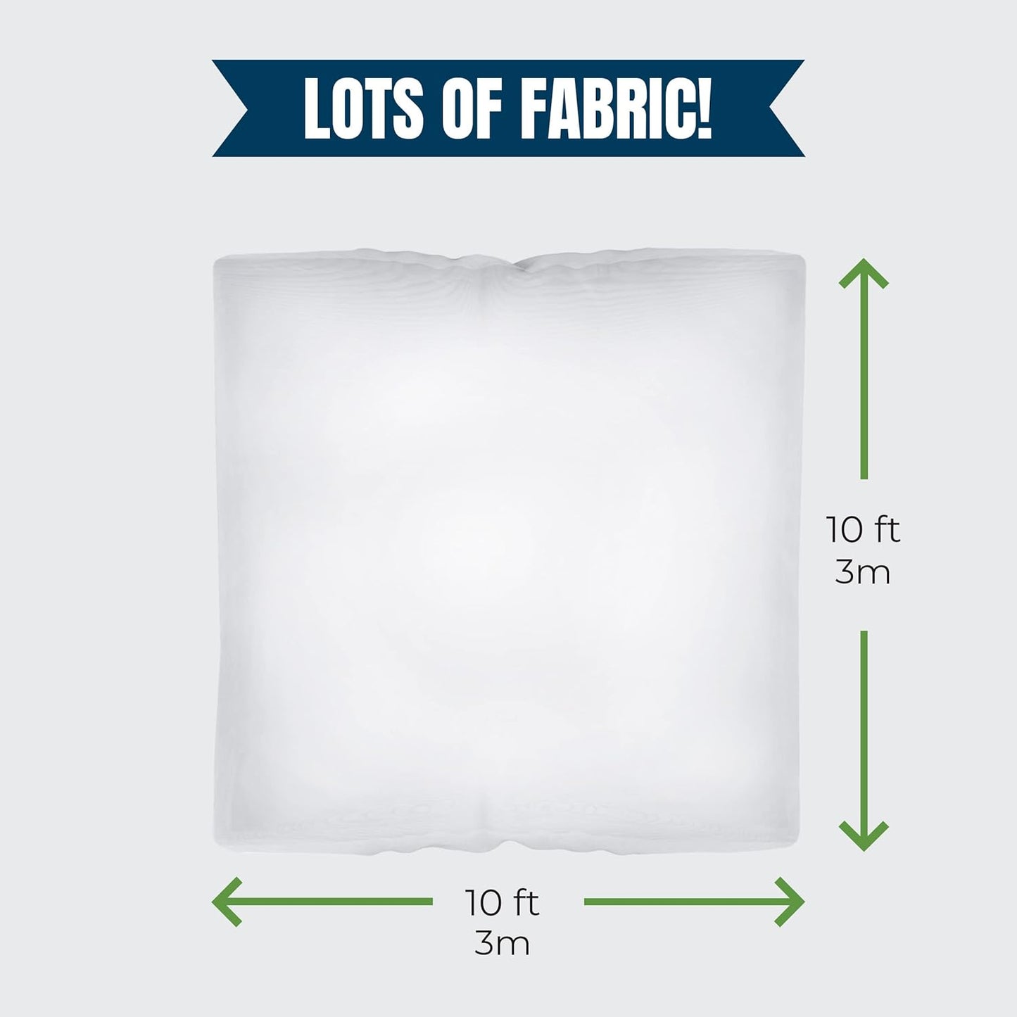 MEKKAPRO Large Garden Netting Pest Barrier, 10ft x 10ft, Mosquito Netting for Garden, Fine Mesh Insect Netting for Garden Protection from Birds and Pests, Customizable Garden Bug Netting Plant Cover