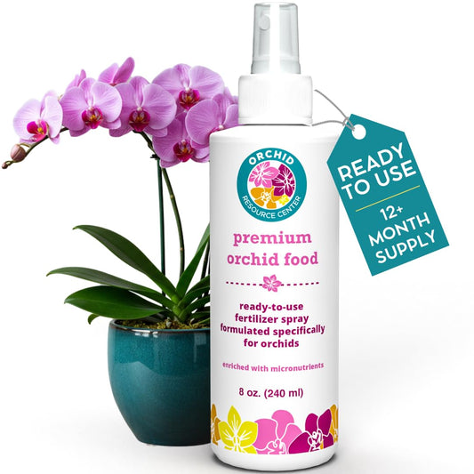 Orchid Fertilizer Spray – Nourishing Liquid Plant Food Mist for Healthy Orchids – Easy-to-Use Nutrient Boost for Vibrant Blooms & Healthy Roots – Made in USA – 8 oz