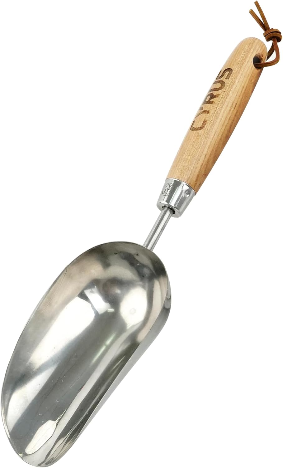 CYRUS Garden Trowel, 13" Stainless Steel Garden Shovel, Compact Garden Spade for Garden Plant Transplanting, Digging and Weeding