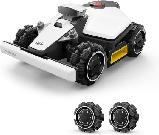 LUBA mini AWD 1500 Robot Lawn Mower with 4G for 0.37 Acre, All-Wheel-Drive for 80% Slope, No Perimeter Wire, UltraSense AI Vision+RTK Auto-Mapping, Cutting Height 0.8"-2.6"