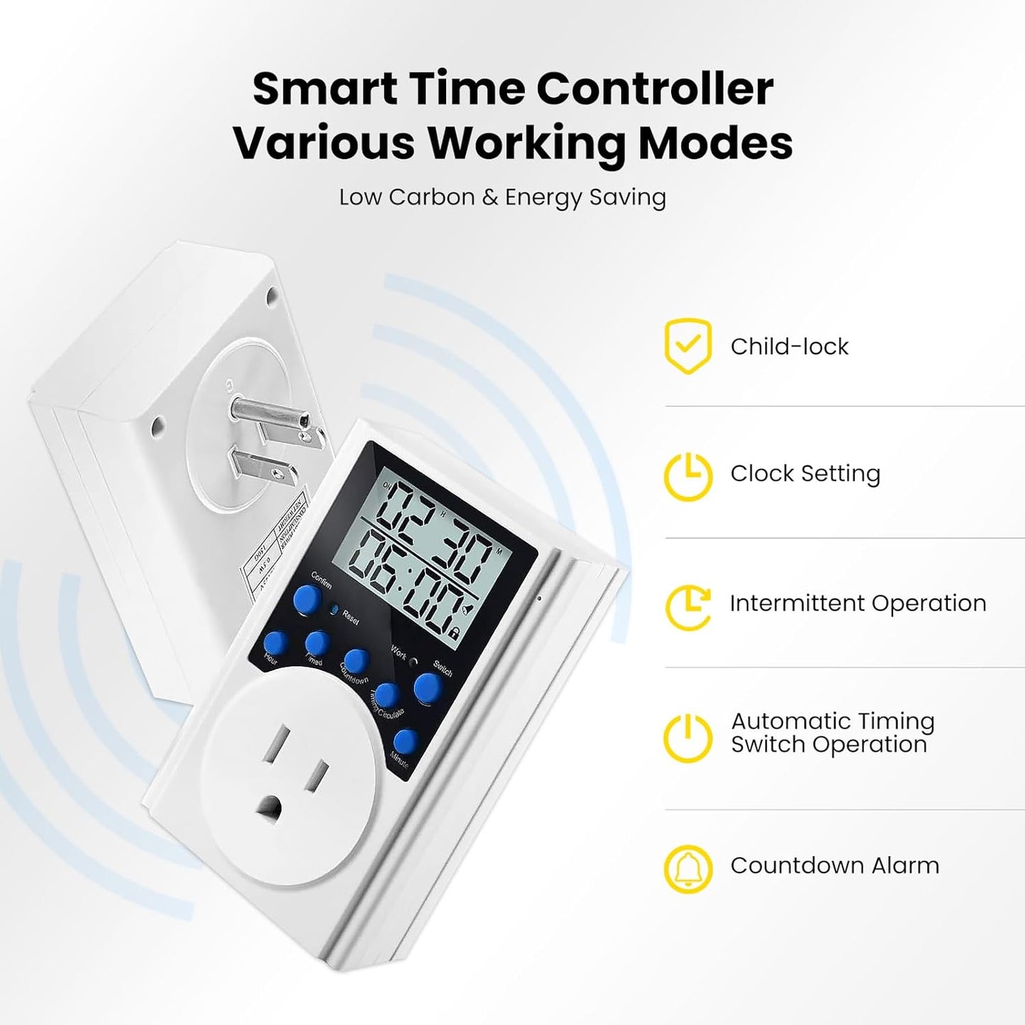 Pond Aerator, 4.7 CFM for Pond and Lakes About 1-2 Acres, 1/2 HP Compressor + 100 Feet Air Hose + 1 Diffuser + Timer, Aeration Pumps Kit for Deep Water Oxygen Circulation