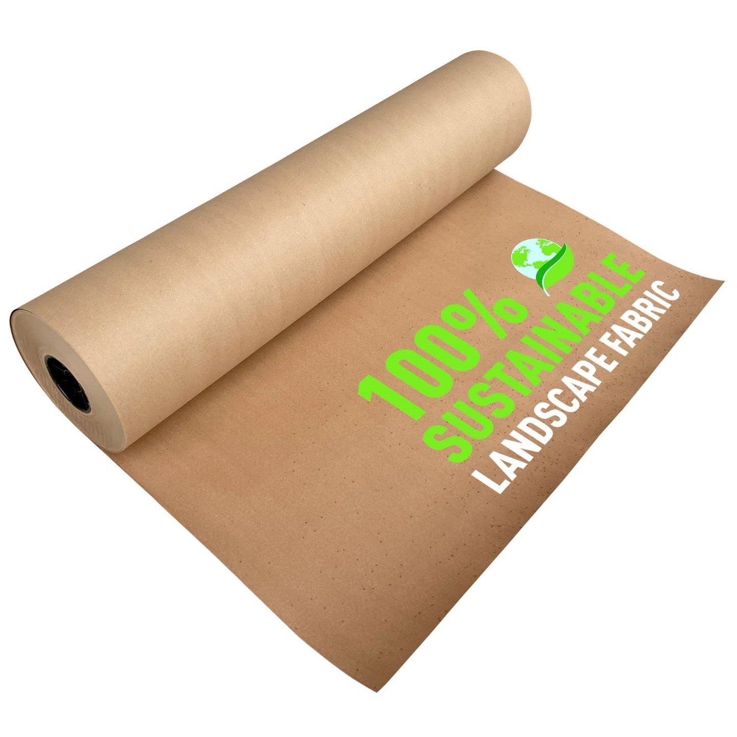 Sandbaggy Biodegradable Landscape Fabric - Garden Paper for Weeds - Paper Mulch Rolls (5 ft x 475 ft, 25)
