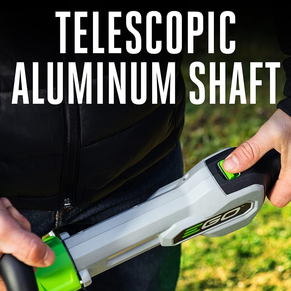 EGO POWER+ ST1510T 15-Inch 56-Volt Lithium-Ion Cordless POWERLOAD String Trimmer with Aluminum Telescopic Shaft - Battery and Charger Not Included