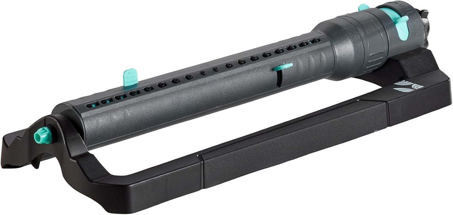 Lawn Turbo Oscillating Water Sprinkler 100003 Adjustable Pattern to Cover 4,000 sq.ft. by New England Garden Tools