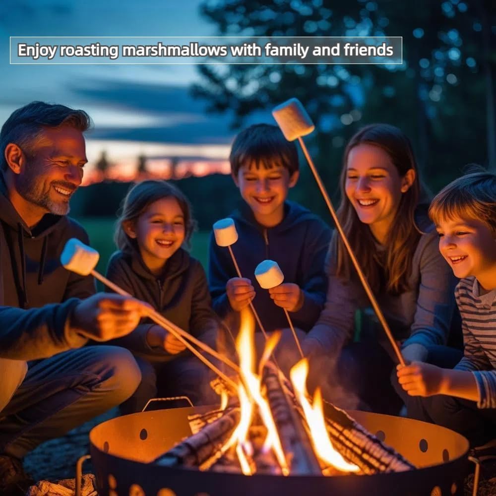 100 PCS 3FT Bamboo Plant Stakes 6.3mm Thick – 36-Inch Bamboo Sticks for Plants, Tomatoes, Beans, Climbing Plants – Smores Sticks & Marshmallow Sticks for Fire Pit and Campfire – VESYMAN