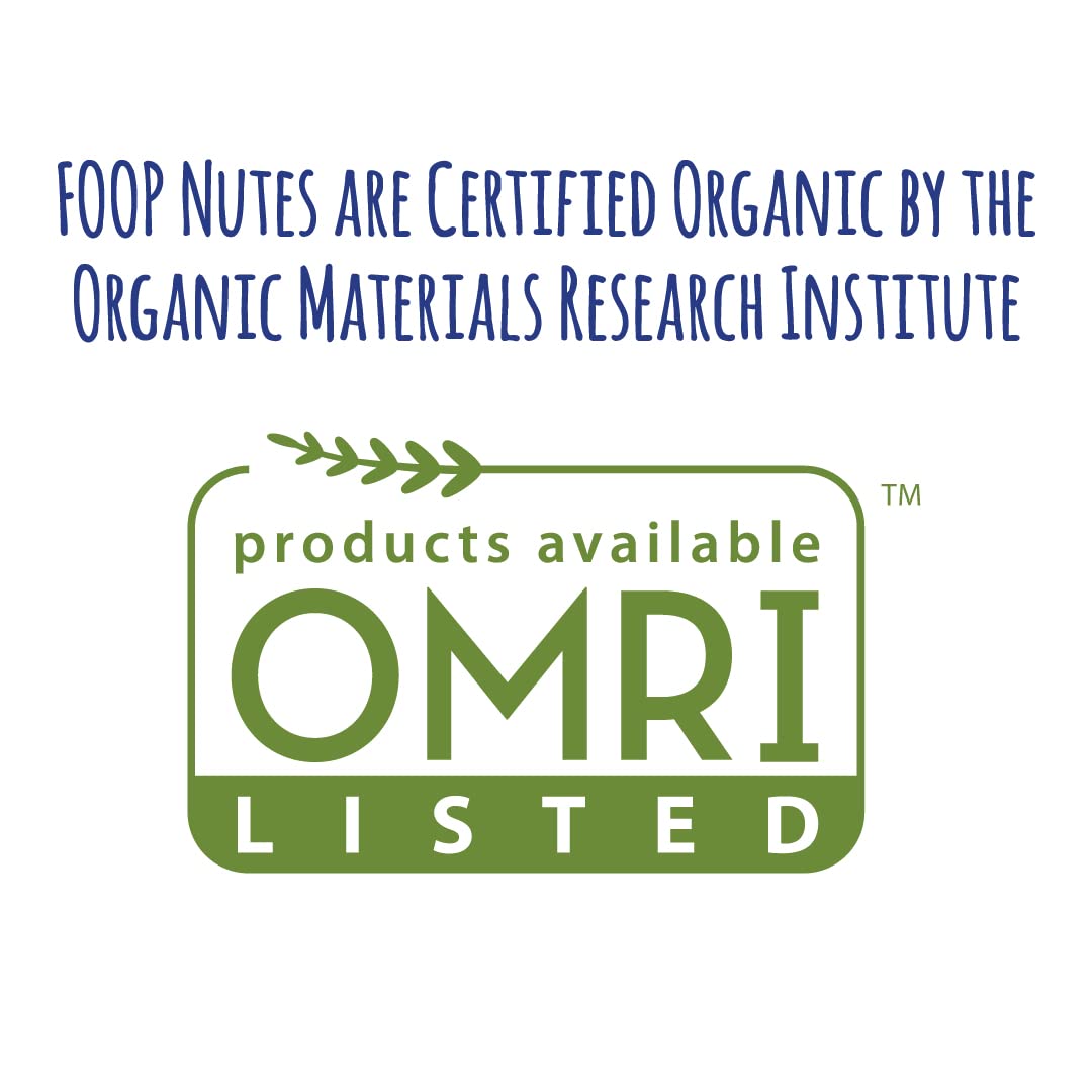 FOOP Garden - Organic Liquid Plant Food Made from Fish Manure (with Fresh Minty Scent) | Fish Fertilizer Alternative Perfect for Veggies, Herbs, Flowers,Trees,Shrubs | Kid&Pet Friendly (1 Gallon)