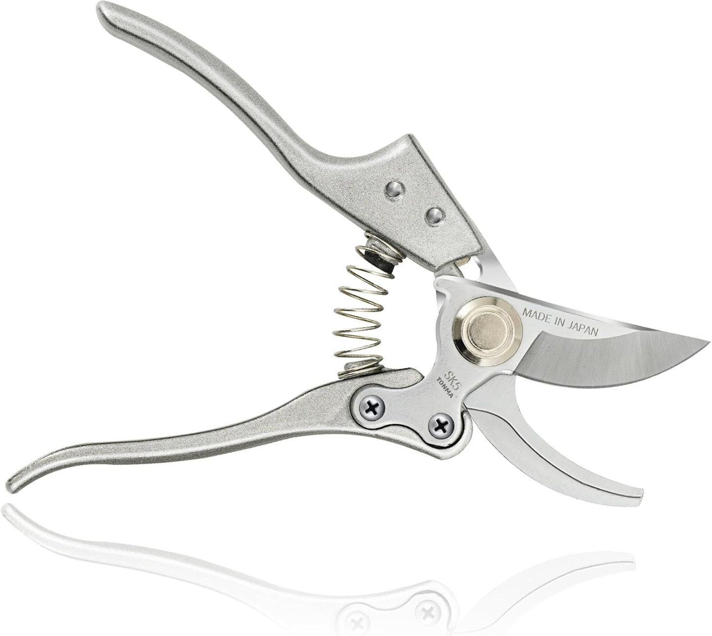 TONMA Pruning Shears for Gardening [Made in Japan] 8 Inch Bypass Garden Scissors Secateurs, Premium Japanese Gardening Tools Hand Pruner Clippers with Ergonomic Handle