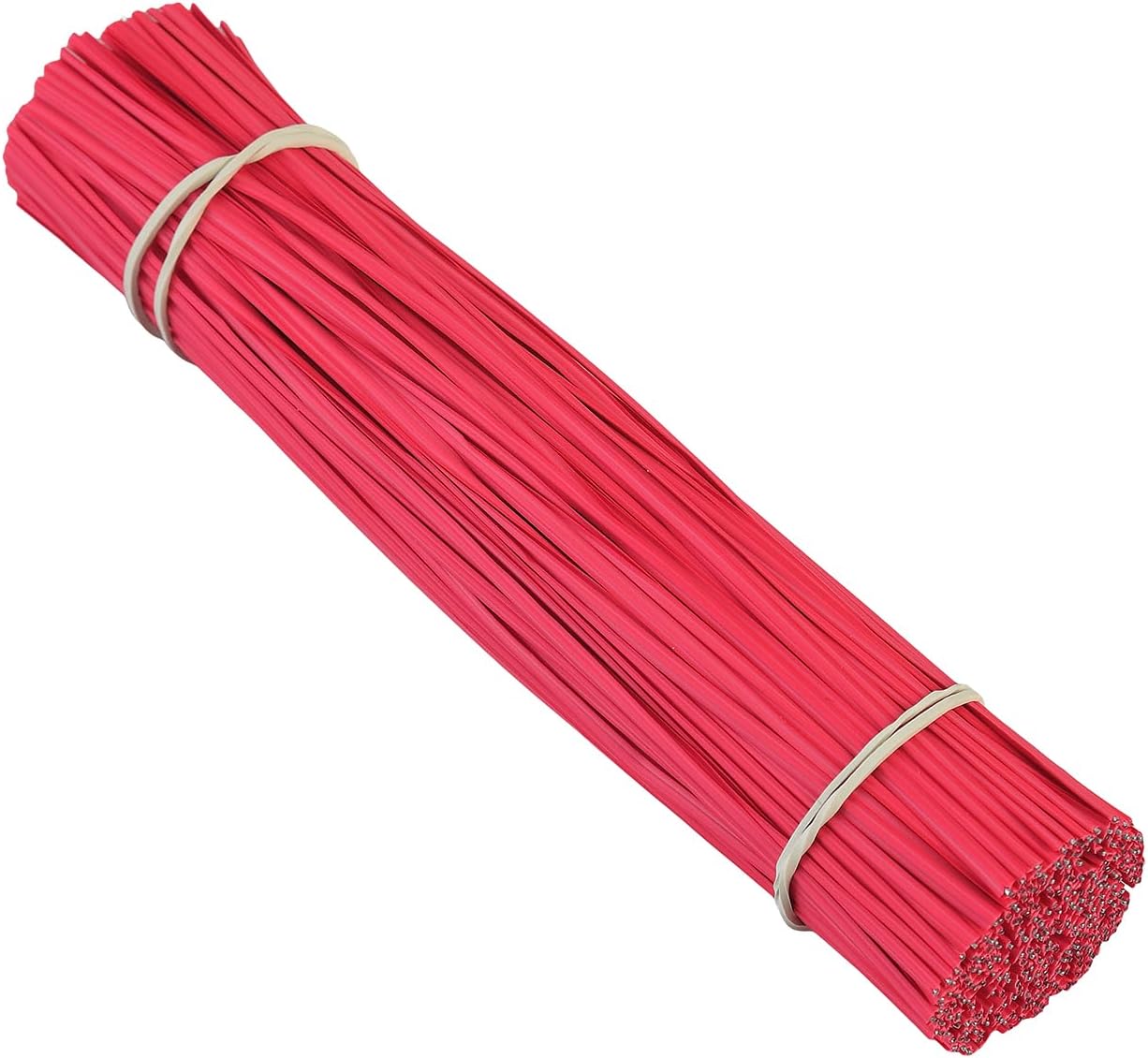 300 Pcs 6 inch Red Plastic Twist Ties, Cable Ties, for Bags, Gardening Tools