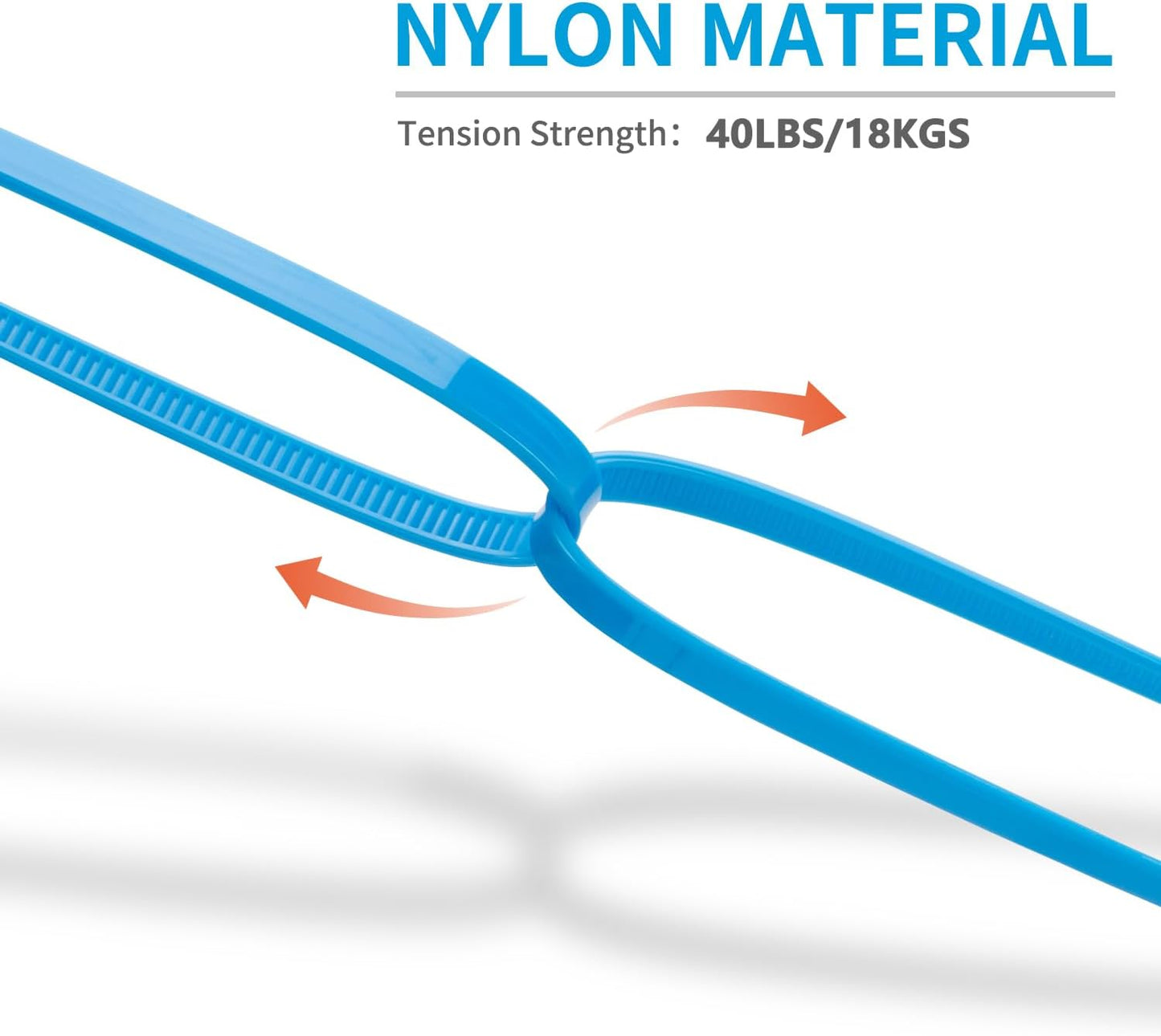 8 Inch Gold Zip Tie 1000 PCS, 40 Lbs - Small to Medium Zip Tie, Nylon PA66 UV Resistant Cable Tie Heavy Duty for Indoor and Outdoor Use - Ideal for bundling and securing objects