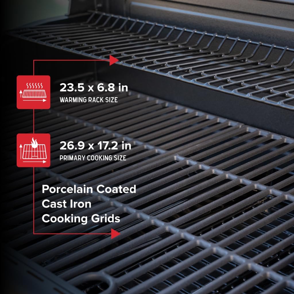 Nexgrill 5-Burner Gas Grill with Side Burner, 67,000 BTUs, 618 SQ. In. Cooking Area, Propane BBQ Grill with Stainless Steel Panel for Outdoor Cooking, Patios, and More - 720-1142