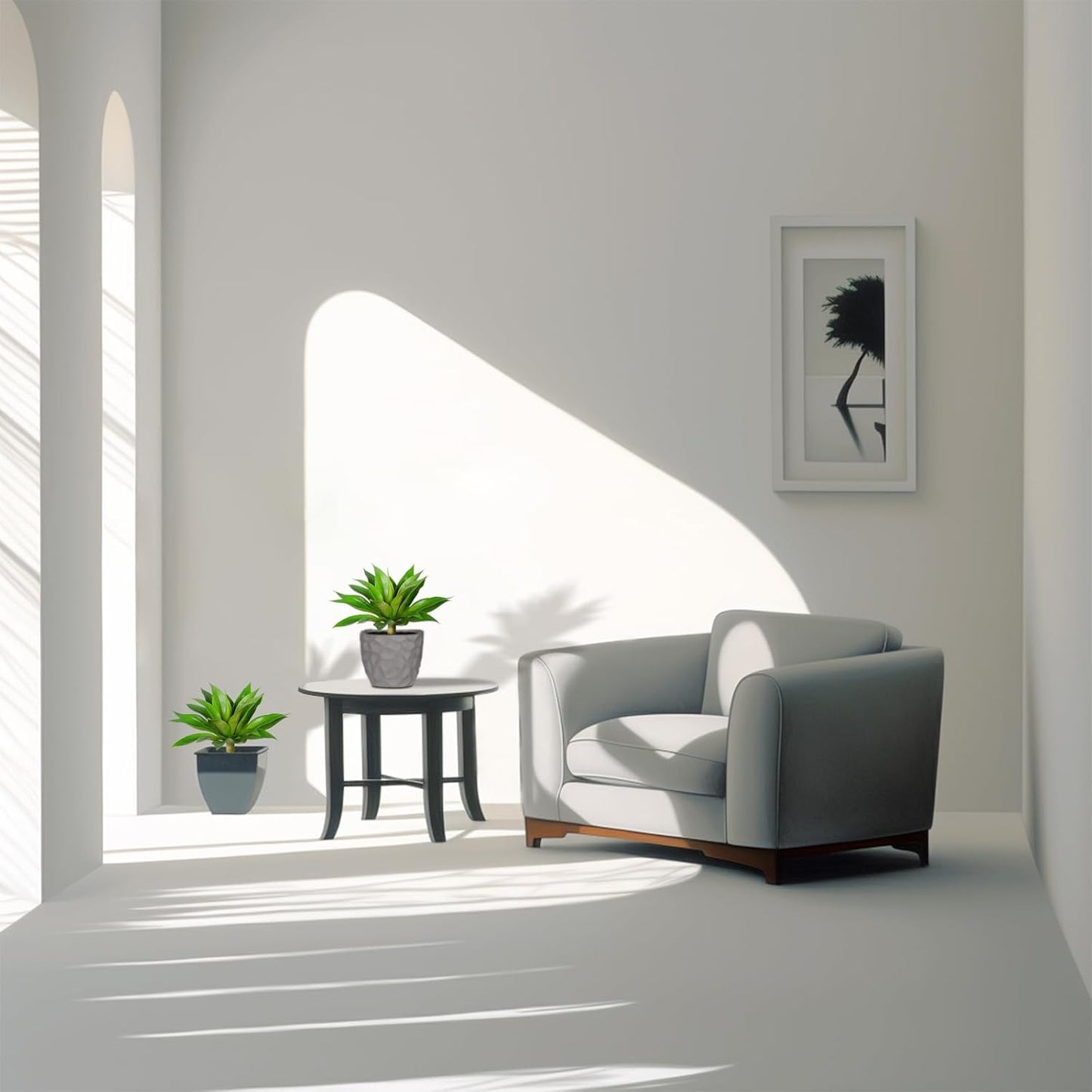 Artificial Agave Plants,Large UV Resistant Fake Agave Planters for Indoor and Outdoor Decorating Artificial Plants for Outdoors Fake Plants (2Pack, 18"