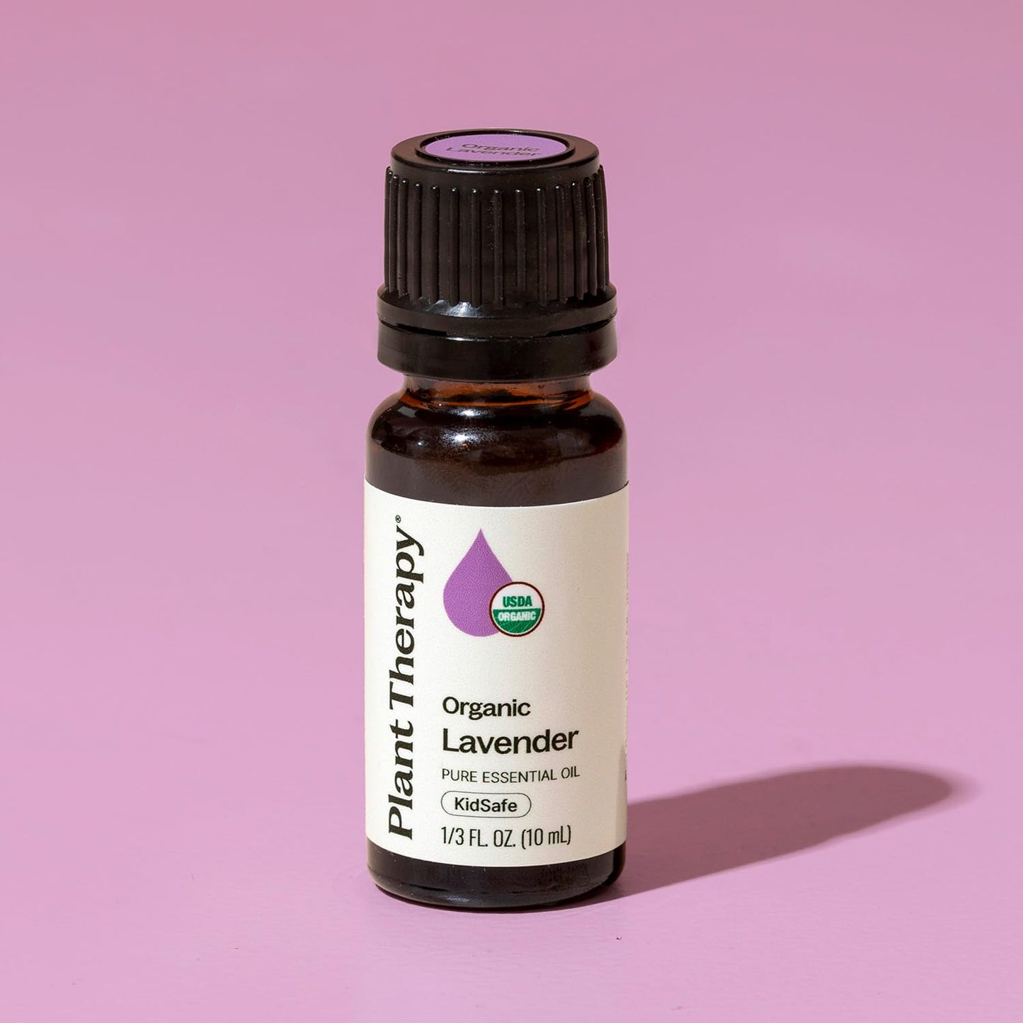 Plant Therapy Organic Lavender Essential Oil 100% Pure, USDA Certified Organic, Undiluted, Natural Aromatherapy, Therapeutic Grade 10 mL (1/3 oz)