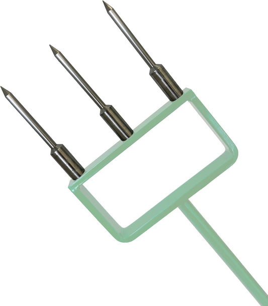 Landzie Lawn Aerator Replacement Tines - Set of 3 Spike Tines for Aerator Lawn Tool - 3 Heavy Duty Stainless Steel Manual Lawn Aerator Add-on Spike Tines for Compacted Soil - Manual Hand Coring Tool