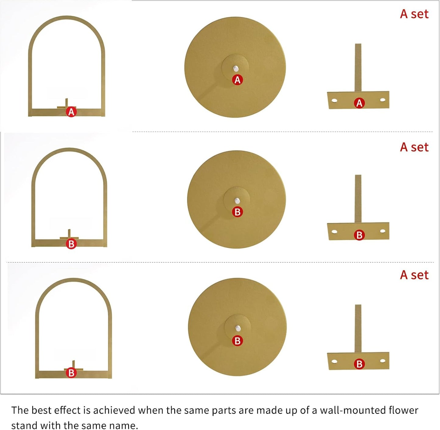 Wall Plant Holder, Wall Planter for Indoor Plants, Window Plant shelves for Multiple Plants Indoor Outdoor, Framed Plant Holder for Home Decor (2 Pack)
