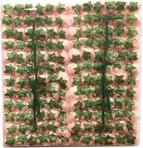 144 Pieces 2cm Mini Fake Rose Flower Heads Foam Rose Flower Heads Artificial Roses for Valentine Day Wedding DIY Decor Craft(Pink)