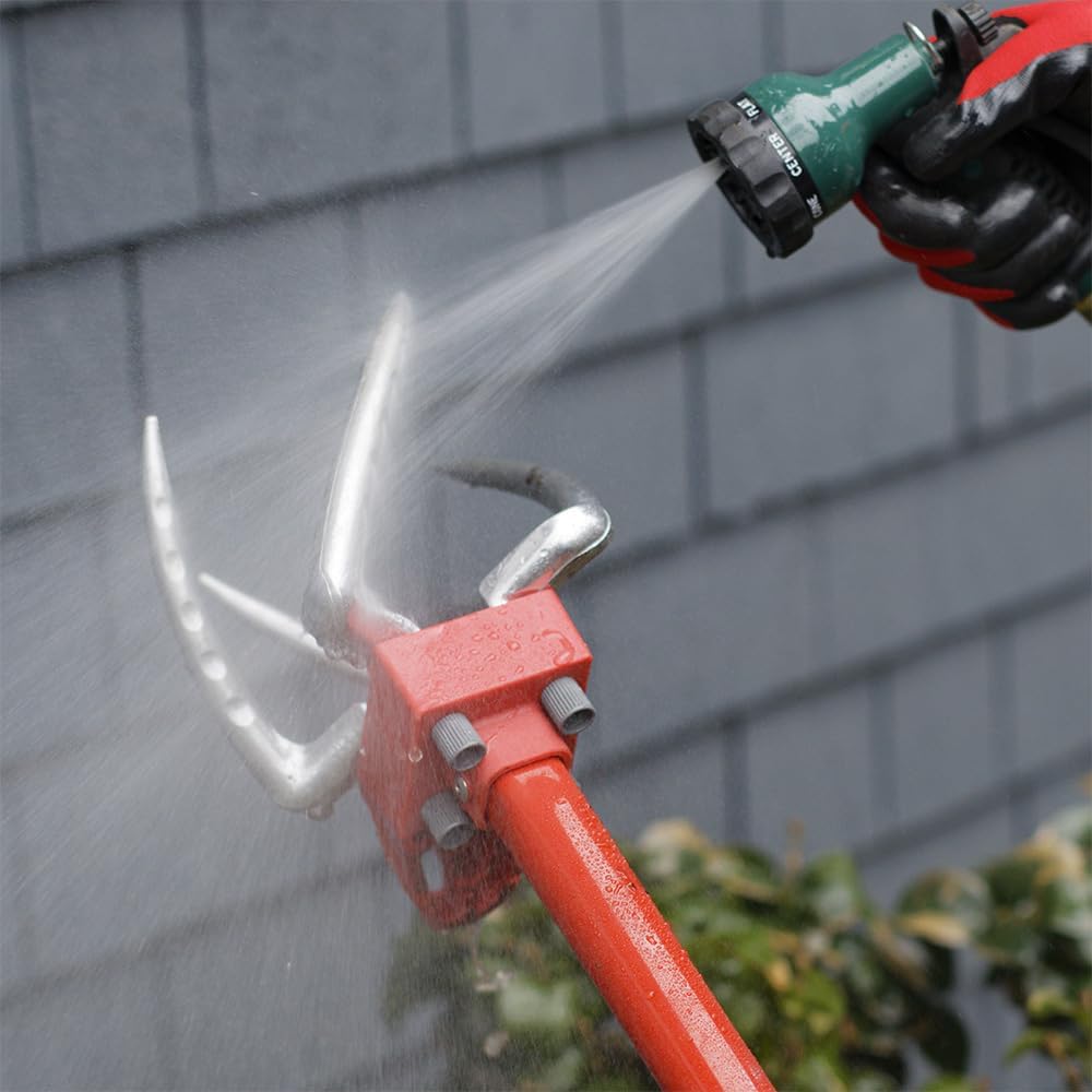 Garden Weasel Claw Pro – Black Grip | 3-in-1 Twist Tiller, Cultivator, Weed Puller & Soil Loosener | Gardening Hand Tool | 91336-A