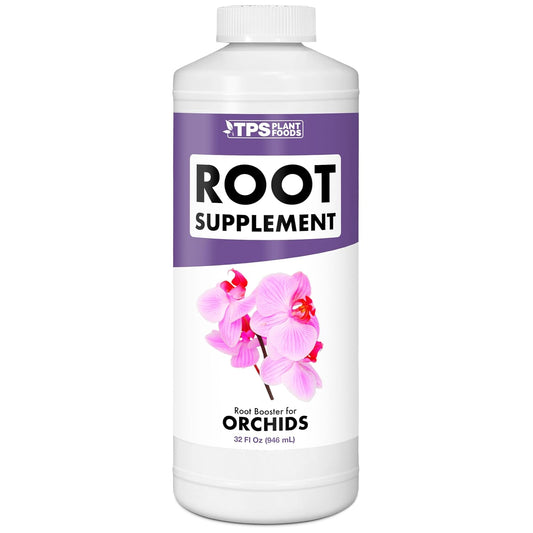 TPS NUTRIENTS Root Supplement for Orchids, Stimulate and Propagate Healthy Orchid Roots with Probiotics and Seaweed, Liquid Plant Fertilizer, 32 oz (1 Quart)