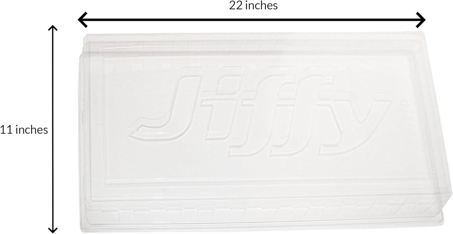 Jiffy Seed Starting Tray Seed Starter Kit with Humidity Dome - 10 Trays and Domes