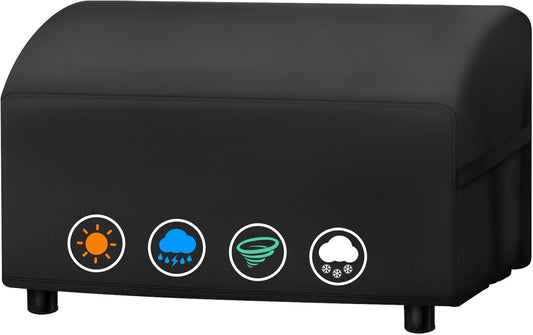 ZBXFCSH Heavy Duty 600D Polyester Cover Compatible with Z Grills Cruiser 200a Portable Pellet Grill, Waterproof Small Tabletop BBQ Grill Cover, 25''L x 20''W x 13''H