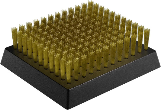 ENLOY Copper Wire Grill Brush Replacement Head, Grill Cleaning Bristle Brush with 4 Screws, BBQ Cleaning Replacement Brush Head for Gas, Porcelain, Ceramic, Cast Iron, Stainless Steel Grills and More