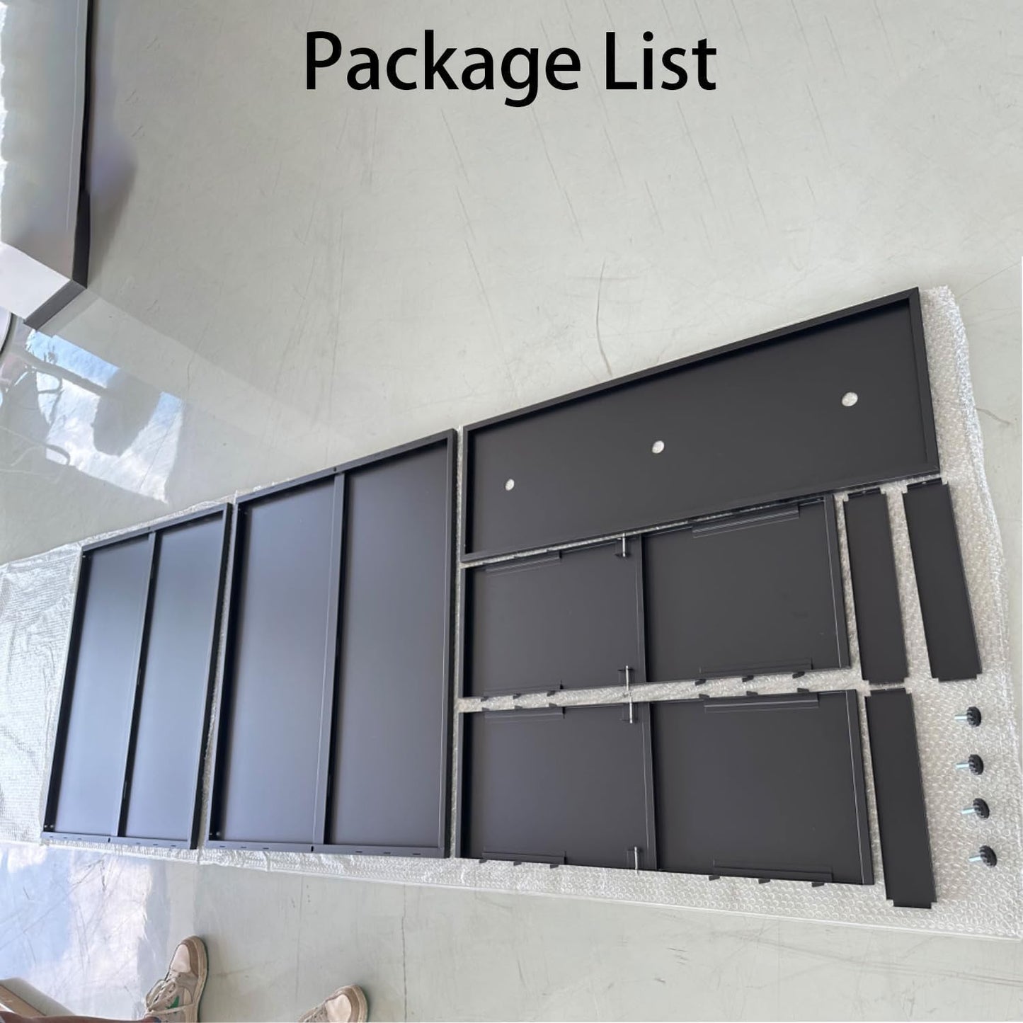 38" L x 13" W x 30" H Metal Tall Rectangular Planter - Large Planter Box for Outdoor Patio/Porch Modern Design for Plants, Flowers, Garden,Spliced Flower Pot (Silver Gray)