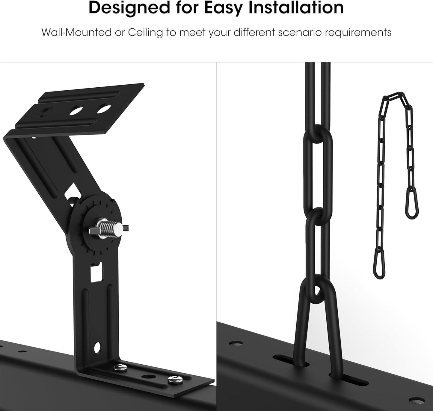 Wall-Mounted Electric Heater Hanging Patio with Light Ceiling Outdoor, 1500W Infrared 9 Heat Levels, 24H Timers, 1s Heating Carbon Fiber Tube Wall Heater for Backyard, Garage