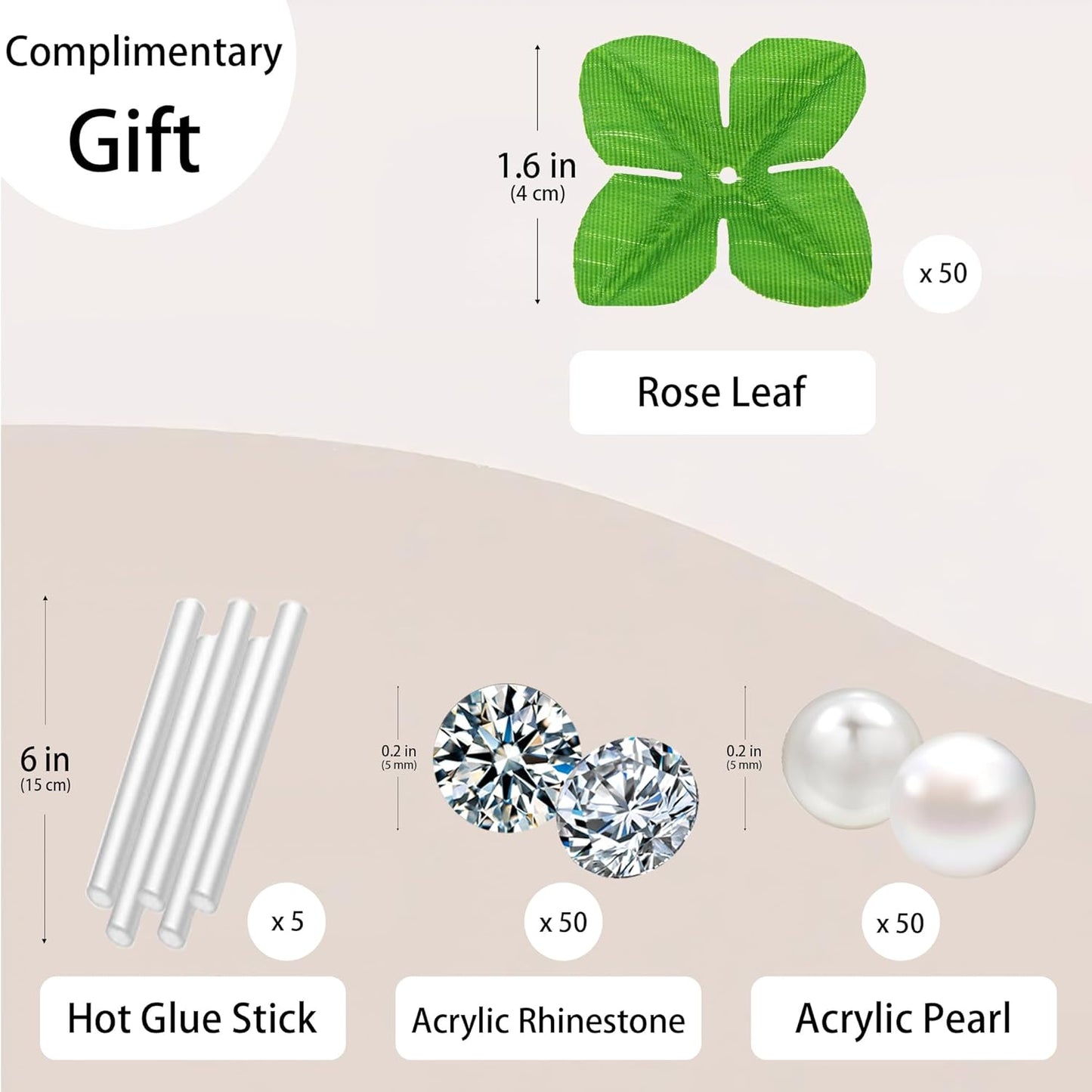 500 Pcs 1.4 Inch Mini Artificial Flowers Head Bulk 5 in 1 Set Faux Foam Fake Small Rose Tiny Baby Flores Bouquet Cake Gift Home Decoration DIY Craft (Coral Red, Green, White Mixed)