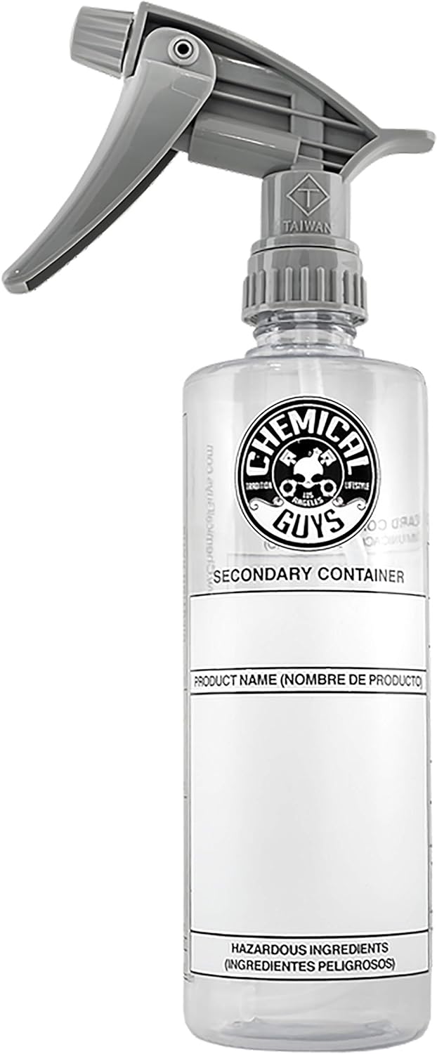 Chemical Guys ACC_121.32HD Chemical Resistant Heavy Duty Bottle and Sprayer, 32 oz