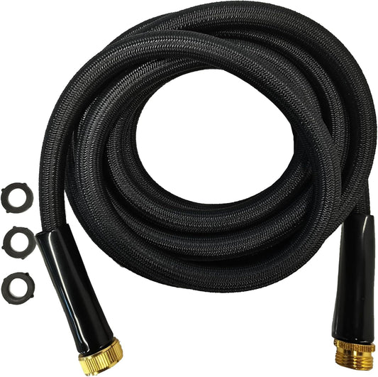 Garden Hose 10FT, Non-Expanding, Lightweight Hose, Leak-Proof Metal Interface, No-Knots, Easy to Carry, Wear-Resistant, Sturdy, Flexible, 3/4GHT, Water Hose for Yard, Garden, No Nozzle
