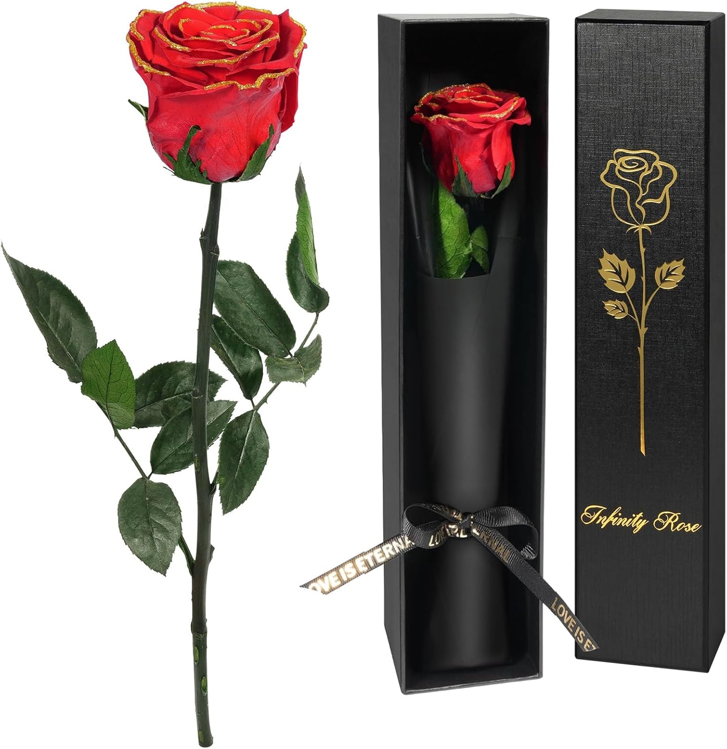 Yamonic Rose Gifts for Women, Mothers Day Rose Flowers Gifts for Mom, Real Flower Birthday Gifts for Women,Grandma,Girlfriend,Christmas,Valentine's Day,Anniversary,Preserved Flowers for Delivery Prime