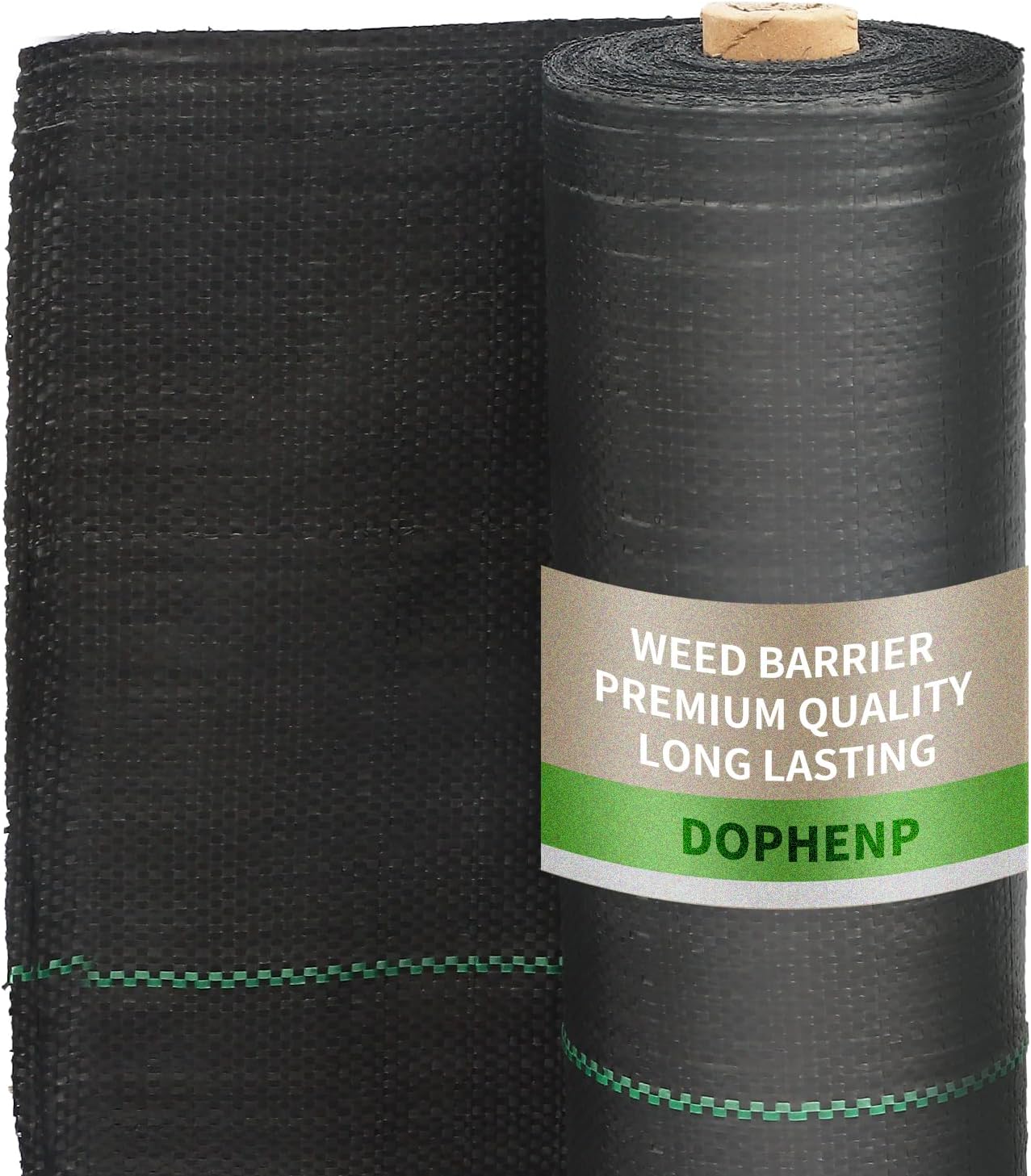 3x100ft 3.2OZ,Weed Barrier Landscape Fabric Heavy Duty, Woven Weed Control Fabric, High Permeability Good for Flower Bed, Geotextile Fabric Underlayment, Driveway (4ft*100ft)