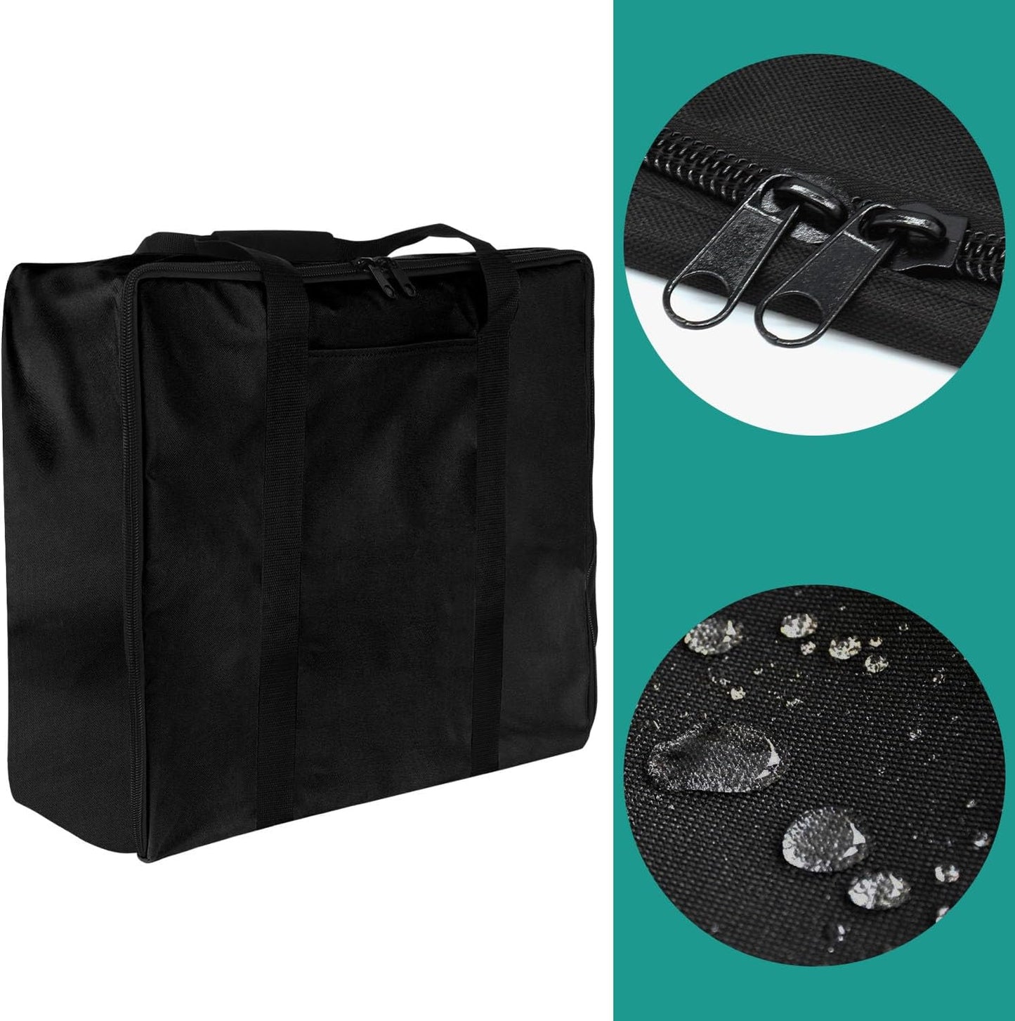 Griddle Lid for Blackstone 17 Inch Adventure Ready 1832 Tabletop Griddle, 1650 Flat Top Grill Station, Hinged Lid Hard Cover with Carry bag and Cover for Blackstone Flat Top Grill