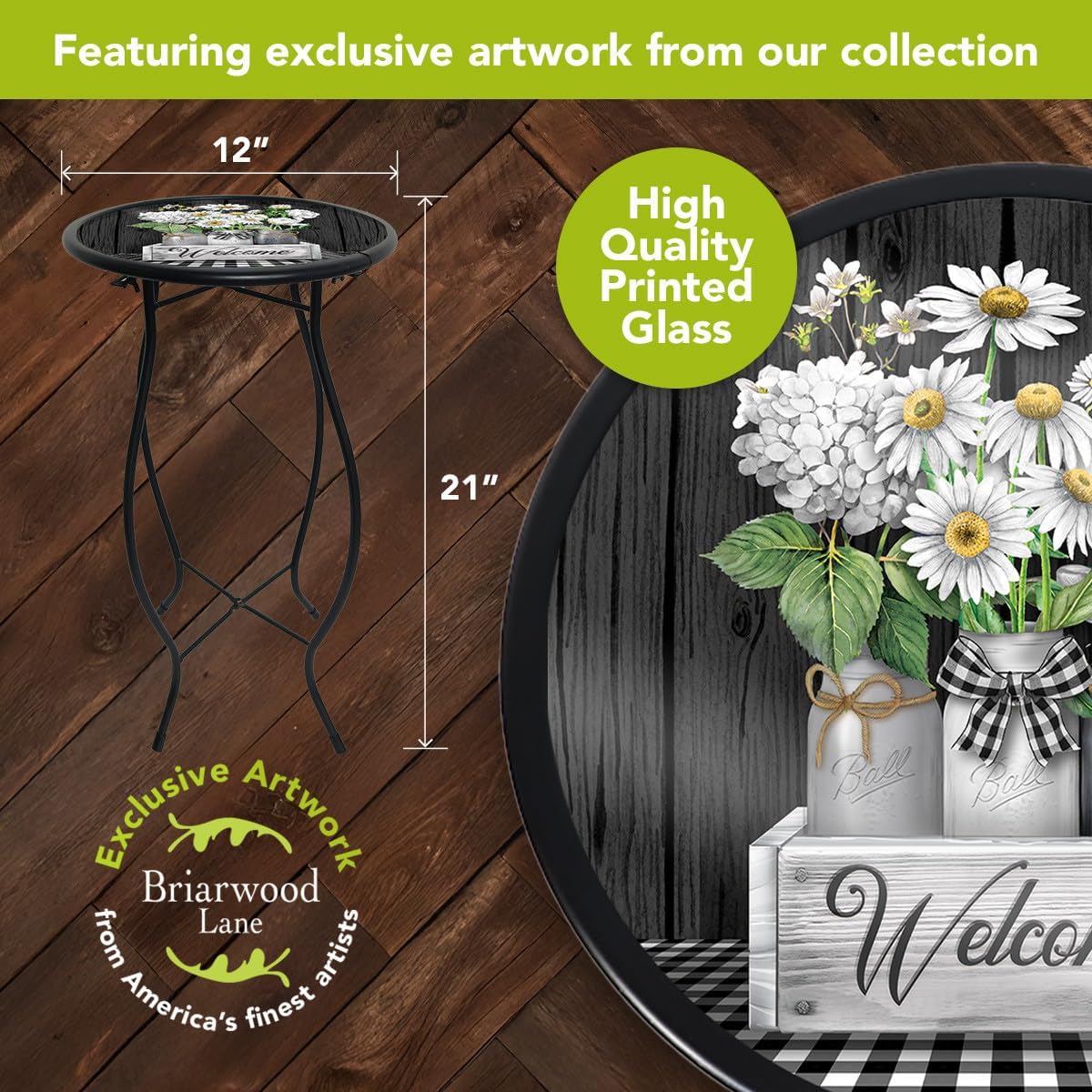 Briarwood Lane Crated Mason Jars Plant Stand