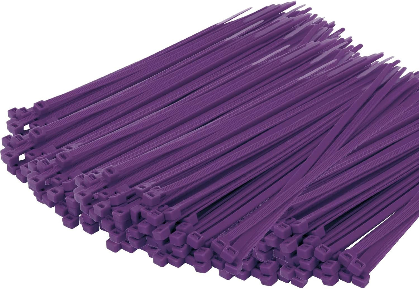 14 Inch Zip Ties Purple 1000 PCS, 40 Lbs- Heavy Duty Tensile Strength, Nylon PA66 UV Resistant Cable Ties for Indoor and Outdoor Use - Ideal for object bundling and fastening