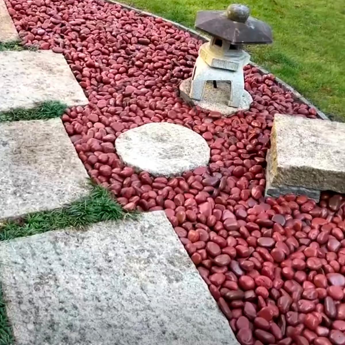 Rocks for Plant 5lbs, Red River Rocks 2-3 Inch Natural Pebbles for Indoor Plants, High Polished Decorative Stones Vase Filler Fish Tank Aquariums Landscaping Garden