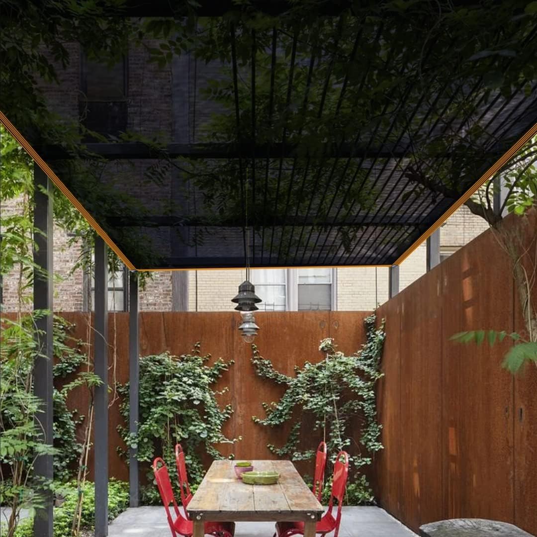 QLOFEI Shade Cloth for Garden, 70% Sun Screens for Patio Pergola Outdoor, Easy to Hang Mesh Tarp Shade Cloth with Grommets, Sunblock Neting Cover for Kennel Chicken Coop Plant, 30x30 FT