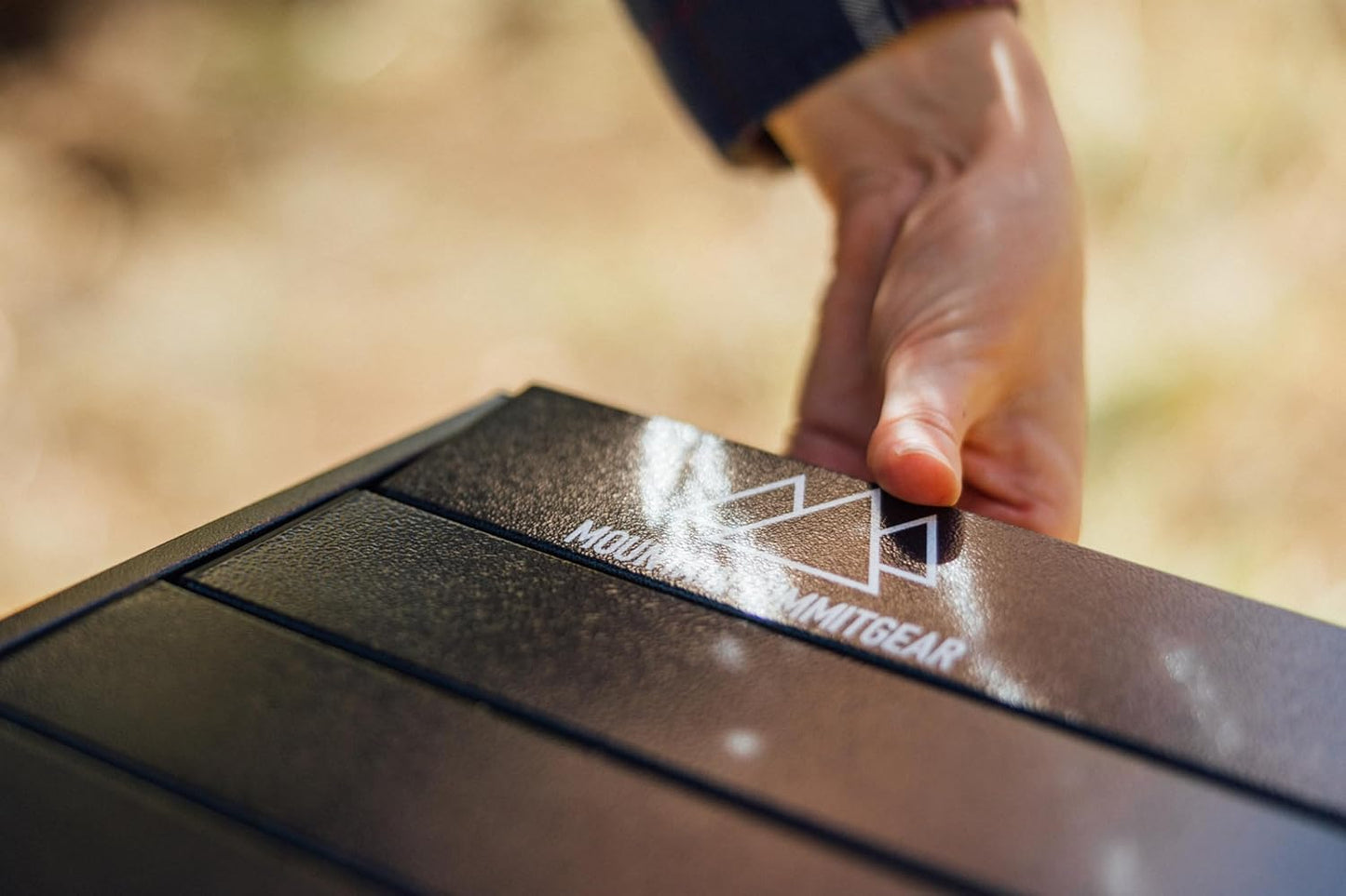 Heavy-Duty Roll-Top Table for Camping (Large) - Portable Aluminum-Top Folding Table with Steel Frame by Caddis Sports