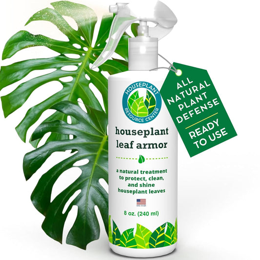 Leaf Armor Spray for Houseplants – Protects Against Fungal Leaf Spots, Bacteria, Pathogens & Yellowing | Gentle & Natural Phosphite Formula | Ready-to-Use | Made in USA – 8 oz