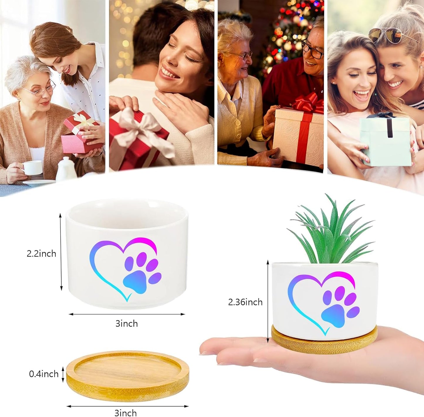 Love Dog Claw Planter Pots,Dog Loves Gifts for Women/Men/Housewarming/Wedding/Festival Birthday Gifts Planter Pots,Outdoors/Indoors,Window Decor,Garden Decor,Yard Decor,Home Decor,Office