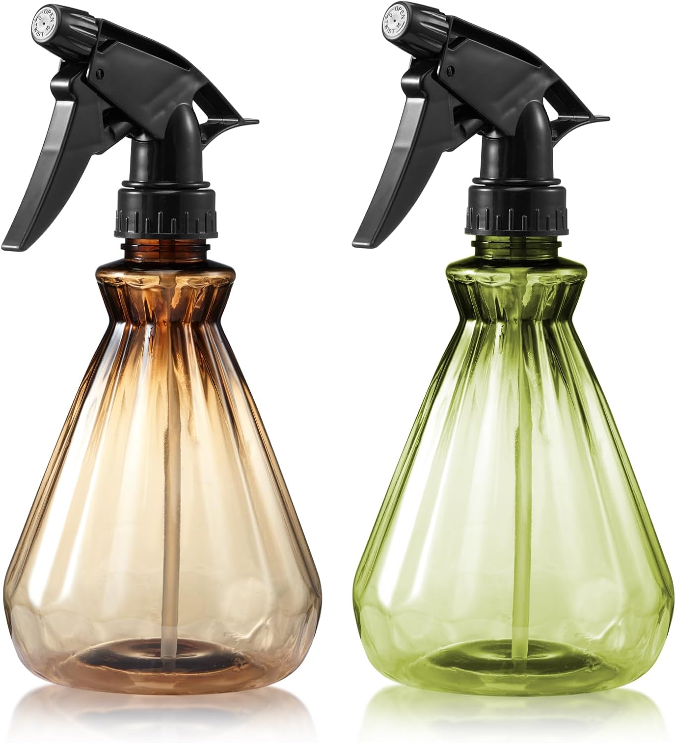 𝐍𝐄𝐖 Spray Bottles 17 oz (2 Pack) - Leak Proof, Adjustable Nozzle, Empty Spray Bottles For Cleaning Solutions, Plants, Hair Misting, Pet, Or Diy Spray Bottle