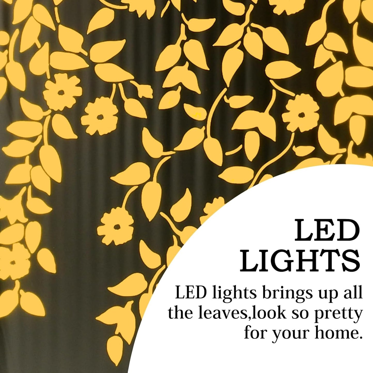 46" H Fountains Outdoor Indoor Tall Waterfall Fountain with LED Lights Large Modern Mirror Fountain for Garden,Patio,Backyard,Home,Black Silver Golden