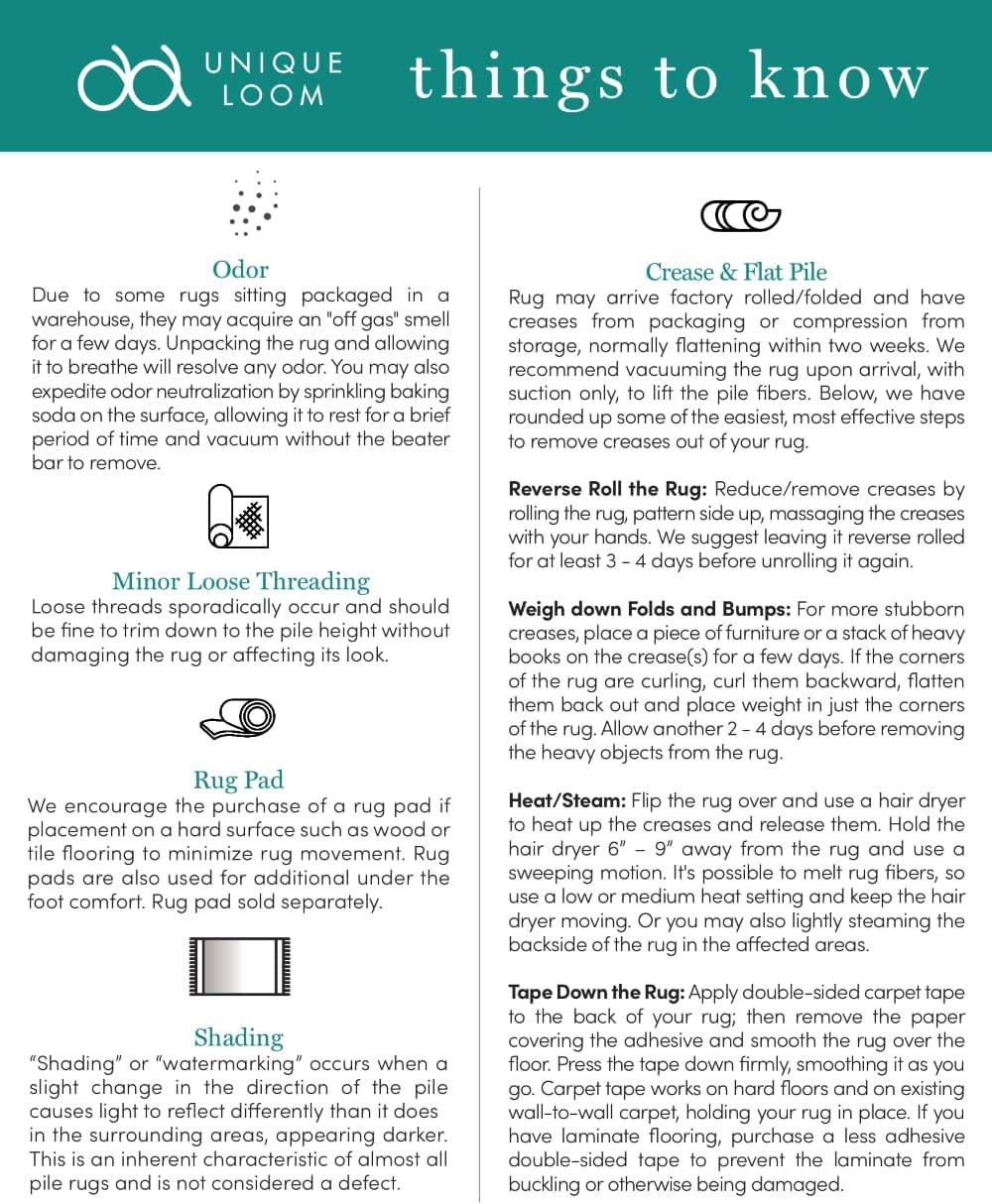 Unique Loom Collection Casual Transitional Solid Heathered Indoor/Outdoor Flatweave Area Rug (13' Square, Black/Ivory)