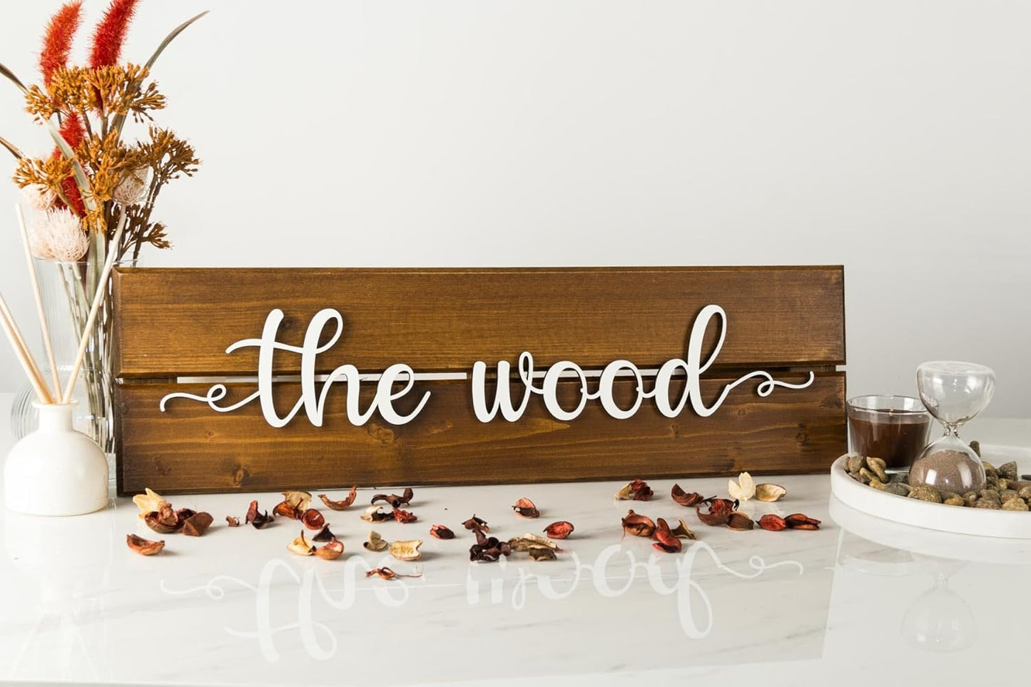 Personalized Handmade Wood Sign | Family Name Rustic Wall Decor | Wedding & Anniversary Gift | Custom Last Name Plaque | Unique Home Decor (Small)