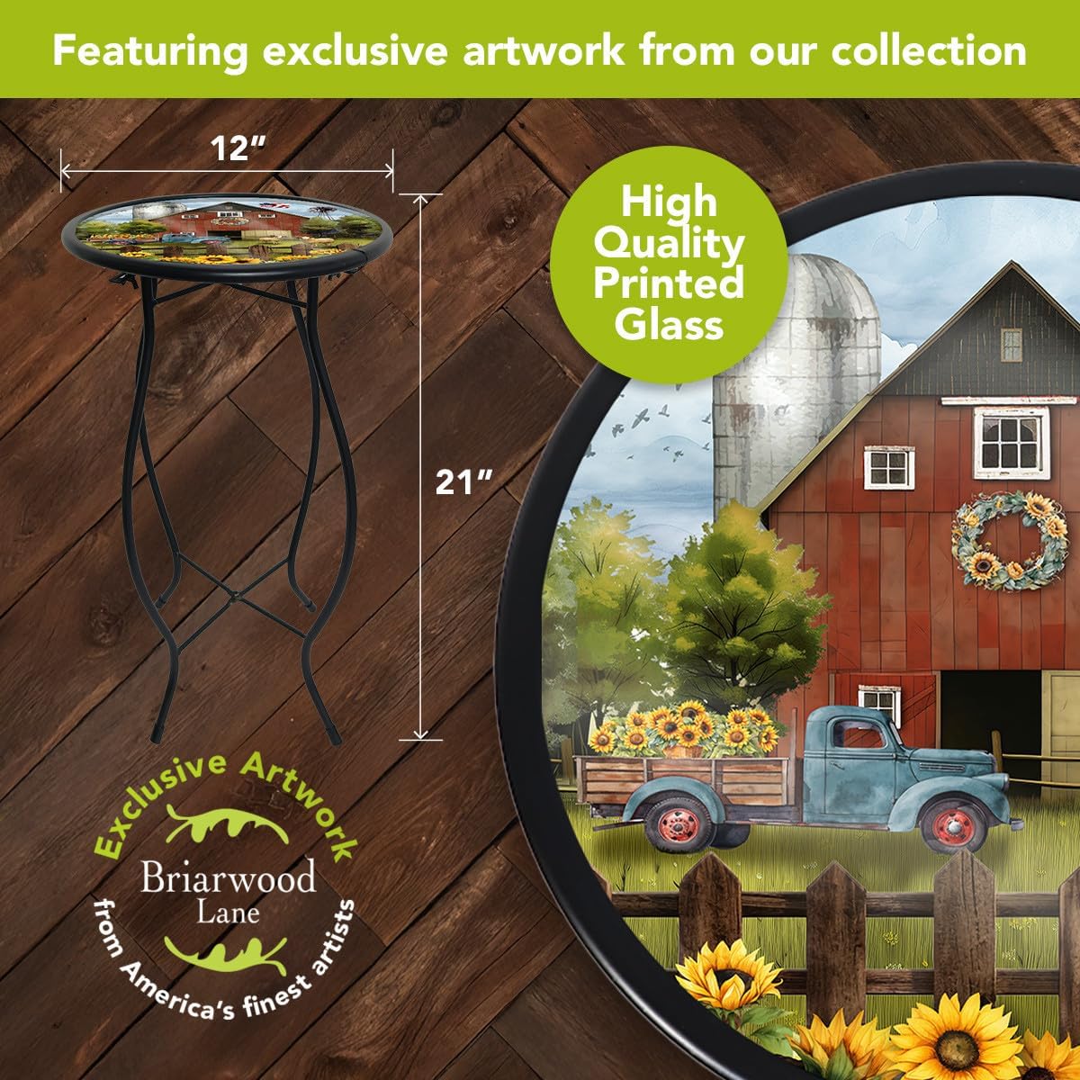 Briarwood Lane Sunflower Barn Plant Stand