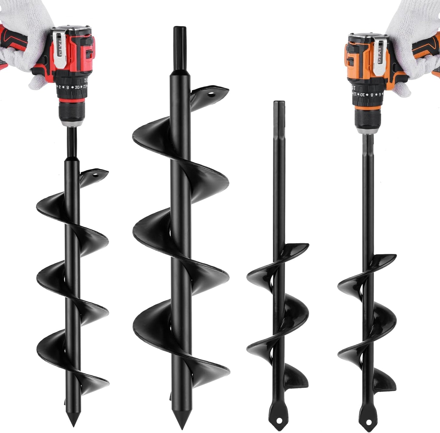 ERYTLLY Bulb Planter, Auger Spiral, Garden Planter Tool,Hole Digger for Planting Bulb