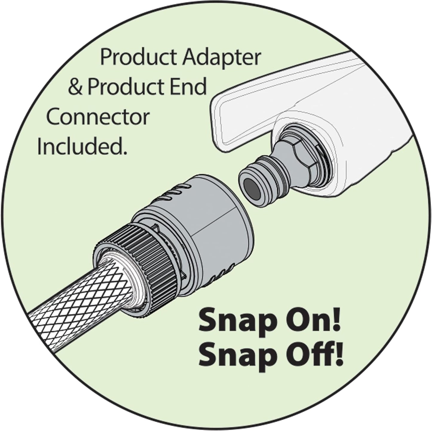 Melnor 65138AMZ AquaTimer Digital Hose Timer, 1-Zone Timer, QuickConnect Bundle, Black, Yellow